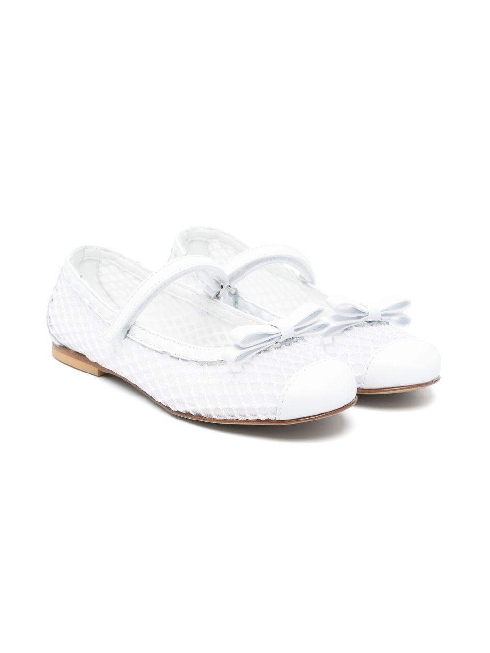 Ballerine per bambina Andrea Montelpare bianche con strato a rete 80822 BIANCO AndrEA MONTELPARE 