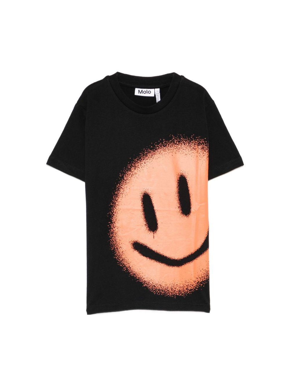 T-shirt per bambino Molo multicolor con stampa smile 1S26A220 9886 MOLO 