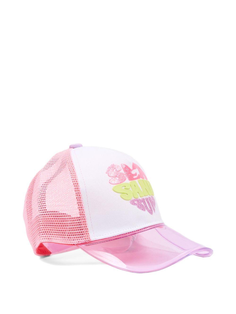 Cappello per bambina Billieblush rosa con logo U22014 10P BILLIEBLUSH 