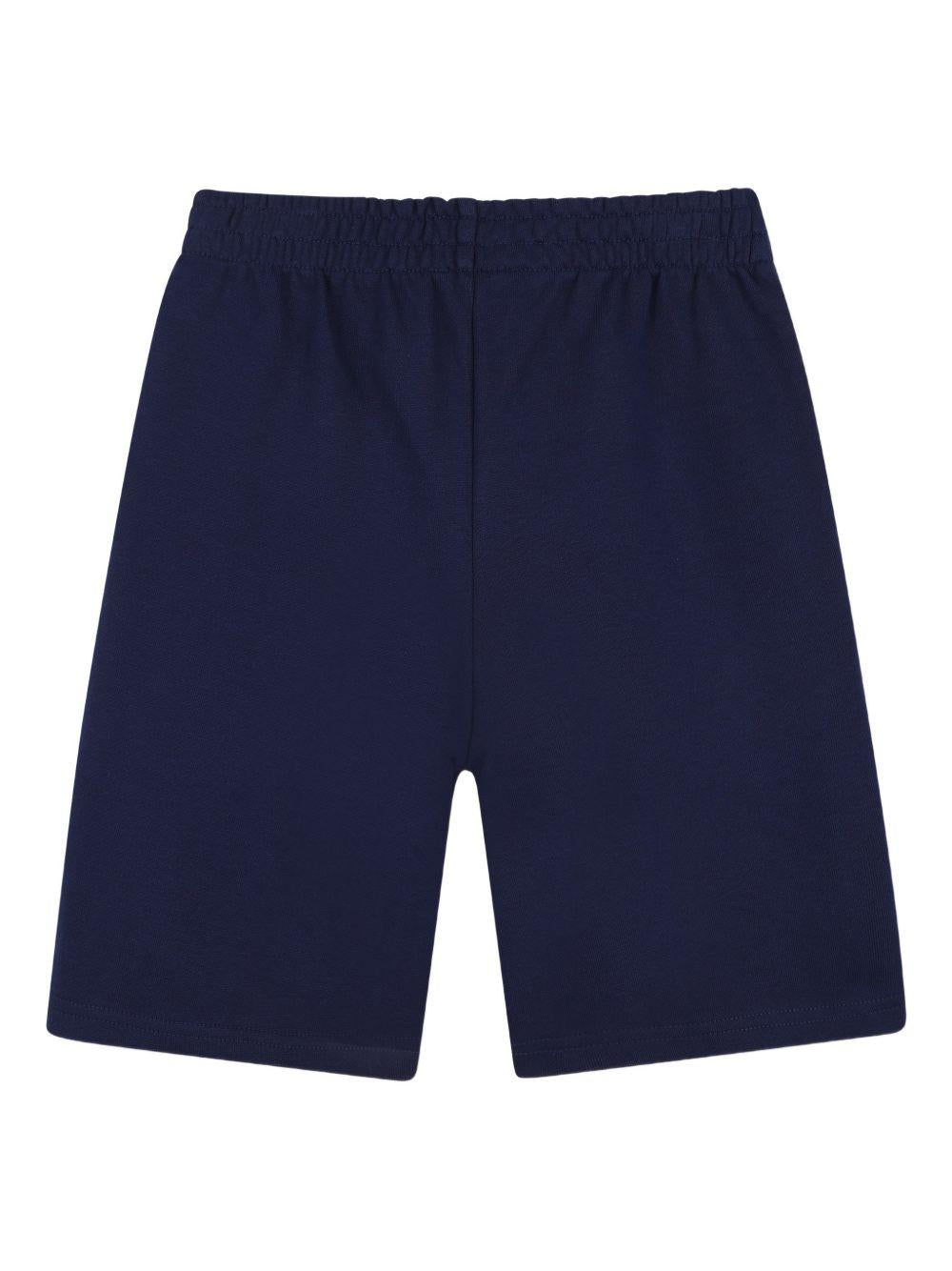 Shorts per bambino Kenzo Kids blu con stampa logo K61696 84N KENZO KIDS 