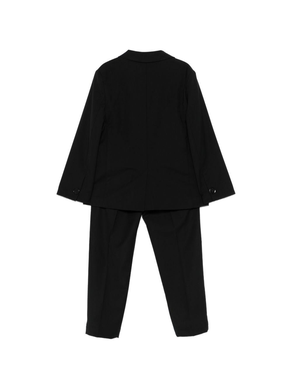 Completo per bambino Paolo Pecora Kids nero modello doppiopetto PP4212 NERO PAOLO PECORA KIDS 