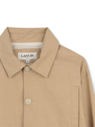 Giacca per bambino Lanvin Enfant marrone chiaro con tasche N30373 209 LANVIN 