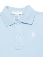 T-shirt per neonato Polo Ralph Lauren Kids azzurra con logo ricamato 320703632 153 Ralph Lauren kids 