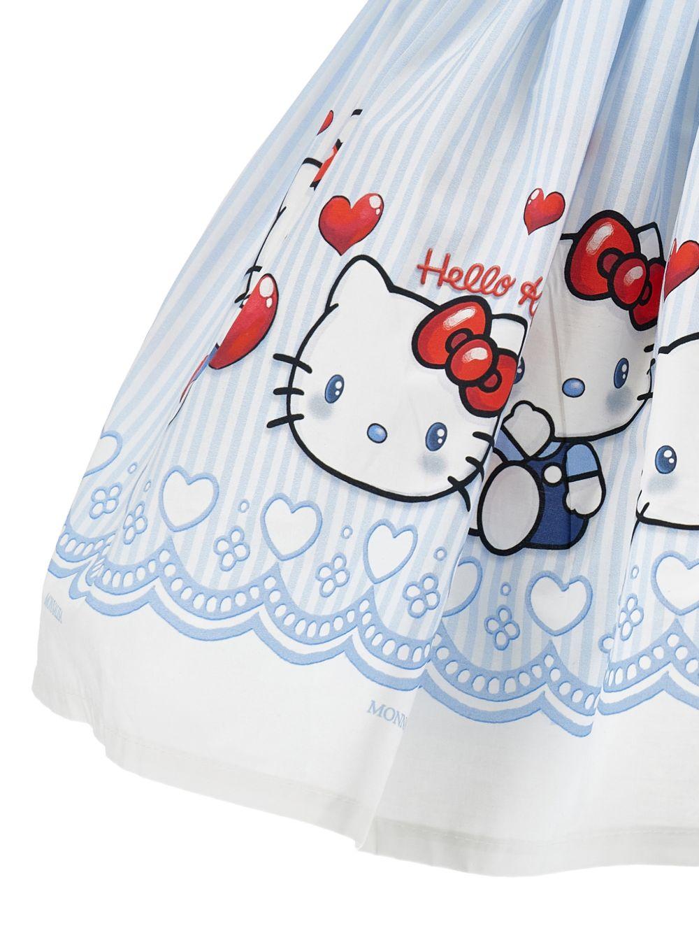 Gonna per bambina Monnalisa Hello Kitty azzurro con stampa 11G704 7606 9958 MONNALISA 