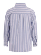 Camicia per bambino Balmain Kids azzurra con motivo a righe BY5P30 P0592 685BC BALMAIN KIDS 