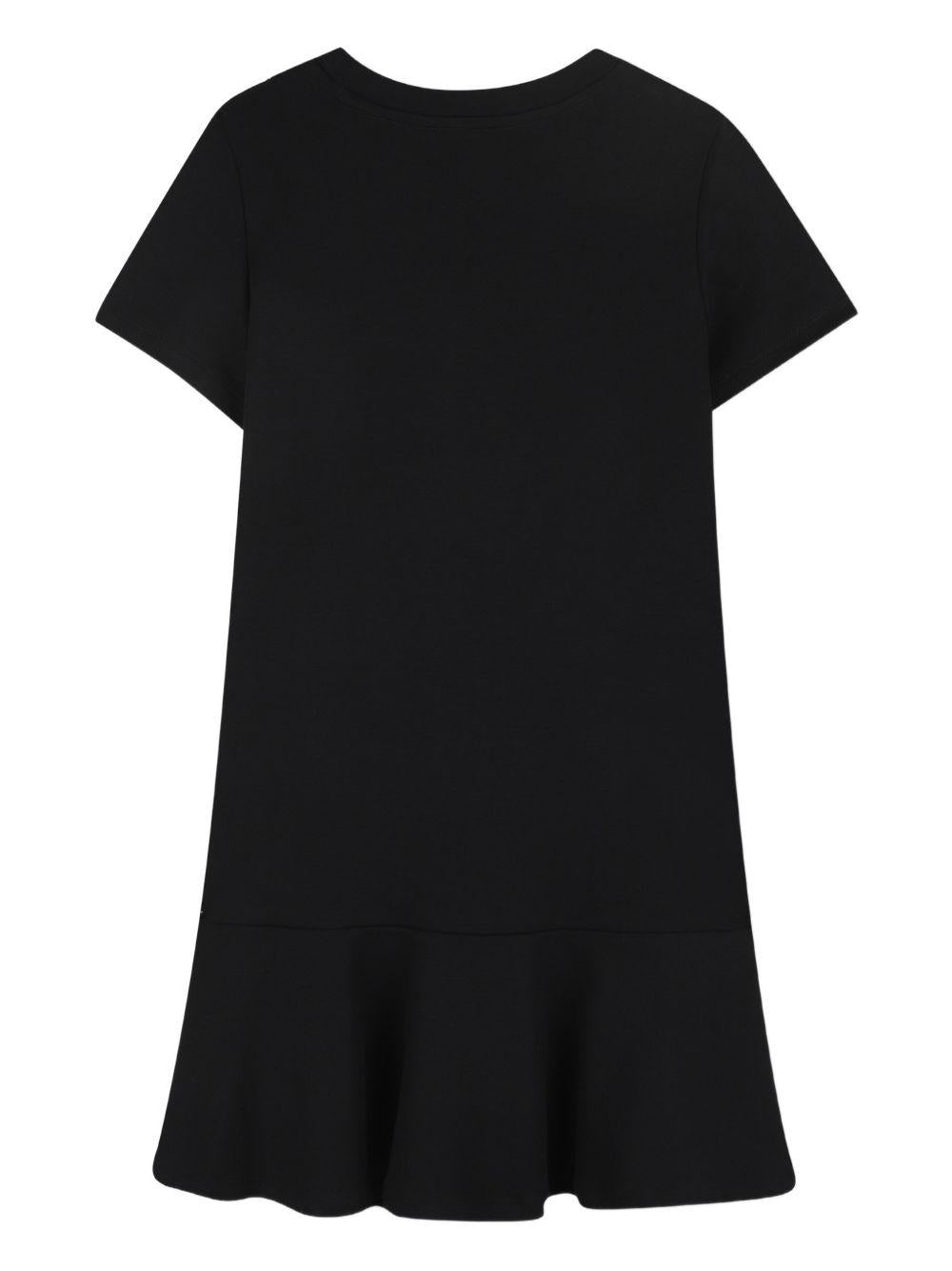 Abito per bambina The Marc Jacobs Kids nera con stampa borsa W60711 09B THE MARC JACOBS KIDS 