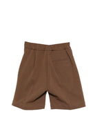 Shorts per bambino Paolo Pecora Kids marrone con bottoni PP4245 CAFFE PAOLO PECORA KIDS 
