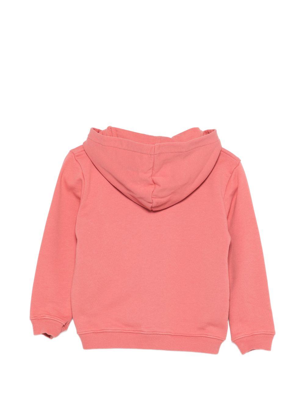 Felpa per bambina Bonpoint rosa con dettagli ricamati S06GSWK00005 128 BONPOINT 