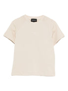 T-shirt per bambino Emporio Armani Kids beige con maniche raglan EB000943 AF13715 U1156 EMPORIO ARMANI KIDS 
