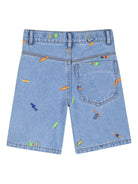 Shorts per bambino Billieblush blu con ricamo U21721 Z18 BILLIEBLUSH 
