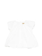 Blusa per bambina Stella McCartney Kids bianca con arricciatura TY5A72 S0183 101 STELLA McCARTNEY KIDS 