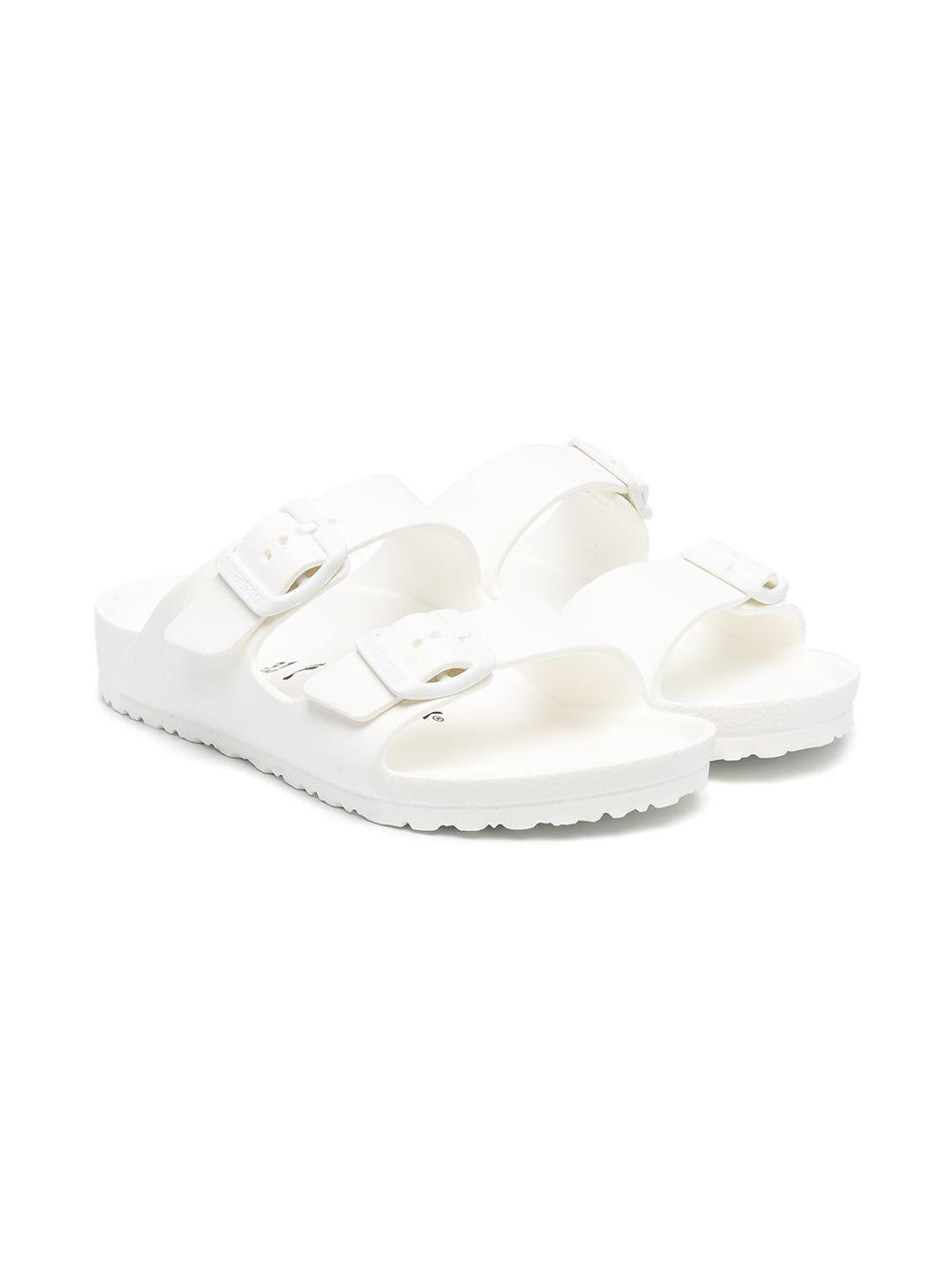 Sandali per bambini Birkenstock Kids bianchi con doppia fibbia 1018941 WHITE BIRKENSTOCK 