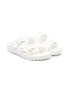 Sandali per bambini Birkenstock Kids bianchi con doppia fibbia 1018941 WHITE BIRKENSTOCK 