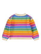 Maglione per bambina Molo multicolore con motivo a righe 2S26K201 9827 MOLO 
