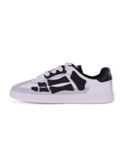 Sneakers Pacific Bones per bambino Amiri Kids bianche e nere con suola in rilievo ACSNSN1006 001 AMIRI 