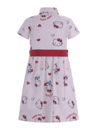 Abito per bambina Monnalisa multicolor con stampa grafica all-over 11G918 7605 0099 MONNALISA 
