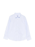 Camicia per bambino Paolo Pecora Kids azzurra a maniche lunghe PP4225 AZZURRO PAOLO PECORA KIDS 