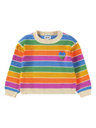 Maglione per bambina Molo multicolore con motivo a righe 2S26K201 9827 MOLO 