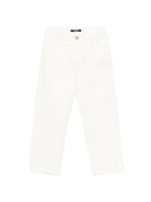 Jeans da bambino Balmain Kids bianco con decorazione - Rubino Kids
