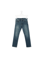 Jeans dritti per bambino Ralph Lauren Kids in denim modello con vita media - Rubino Kids