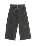 Jeans per bambina Balmain Kids neri a gamba dritta - Rubino Kids