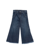 Jeans per bambina Dondup Kids denim con orli sfrangiati - Rubino Kids