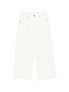 Jeans per bambina Douuod Kids bianchi con orlo sfrangiato - Rubino Kids