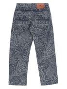 Jeans per bambina ETRO KIDS blu con motivo paisley - Rubino Kids