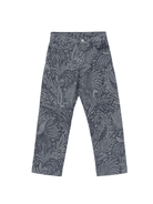 Jeans per bambina ETRO KIDS blu con motivo paisley - Rubino Kids