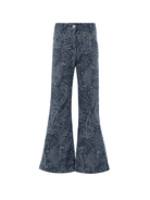 Jeans per bambina ETRO KIDS denim con motivo paisley - Rubino Kids