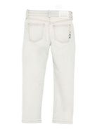 Jeans per bambina Scotch & Soda Kids azzurri con dettagli ricamati - Rubino Kids