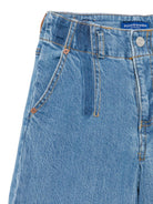 Jeans per bambina Scotch & Soda Kids denim con tasche posteriori applicate - Rubino Kids