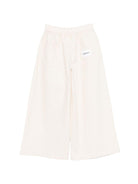 Jeans per bambina Simonetta bianco a gamba ampia - Rubino Kids