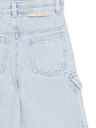 Jeans per bambina Stella McCartney Kids in denim con tasche cargo - Rubino Kids
