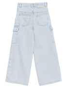Jeans per bambina Stella McCartney Kids in denim con tasche cargo - Rubino Kids
