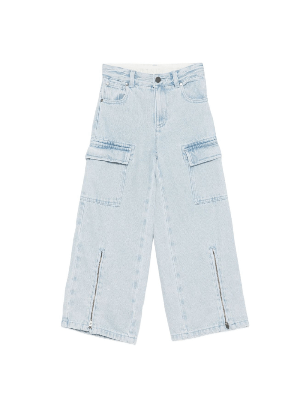 Jeans per bambina Stella McCartney Kids in denim con tasche cargo - Rubino Kids