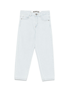 Jeans per bambino Aspesi Kids in denim azzurro con logo - Rubino Kids