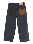 Jeans per bambino Bobo Choses denim con design color - block - Rubino Kids