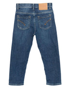 Jeans per bambino Dondup Kids denim con design a cinque tasche - Rubino Kids
