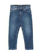 Jeans per bambino Dondup Kids denim con design a cinque tasche - Rubino Kids