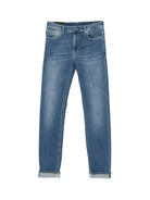 Jeans per bambino Dondup Kids denim con design con cinque tasche - Rubino Kids