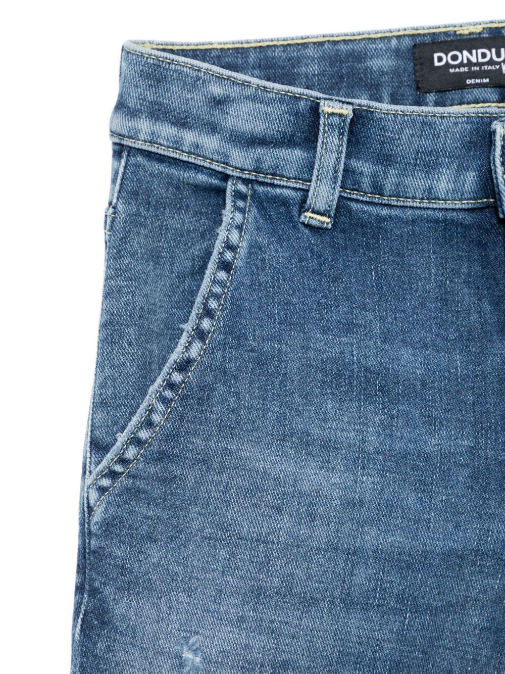 Jeans per bambino Dondup Kids denim con tasche cargo - Rubino Kids