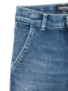 Jeans per bambino Dondup Kids denim con tasche cargo - Rubino Kids