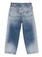 Jeans per bambino Emporio Armani Kids denim con lavaggio sfumato - Rubino Kids