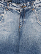 Jeans per bambino Emporio Armani Kids denim con lavaggio sfumato - Rubino Kids