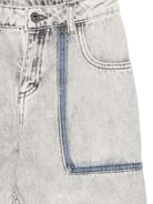 Jeans per bambino Emporio Armani Kids denim con righe laterali - Rubino Kids