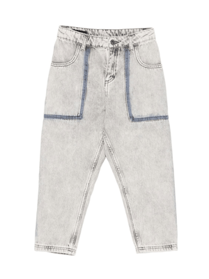 Emporio Armani Kids boys' jeans with side stripes