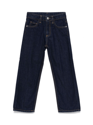 Jeans per bambino John Richmond Junior in denim blu con cinque tasche