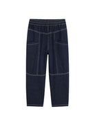 Jeans per bambino Kenzo Kids blu con stampa logo - Rubino Kids