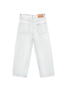 Jeans per bambino MSGM Kids denim con logo - Rubino Kids